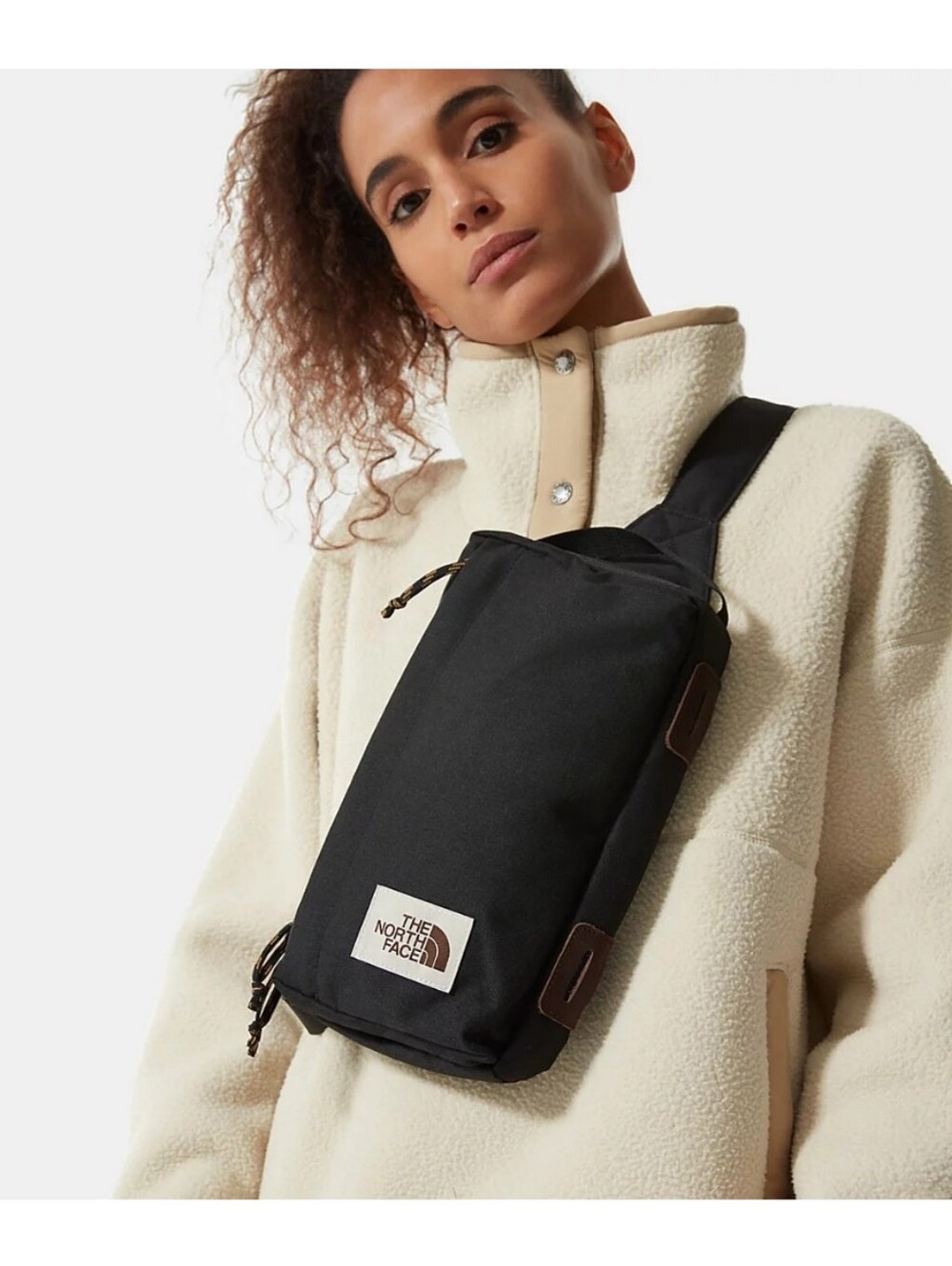The North Face Heathered Black Field Sling Bag